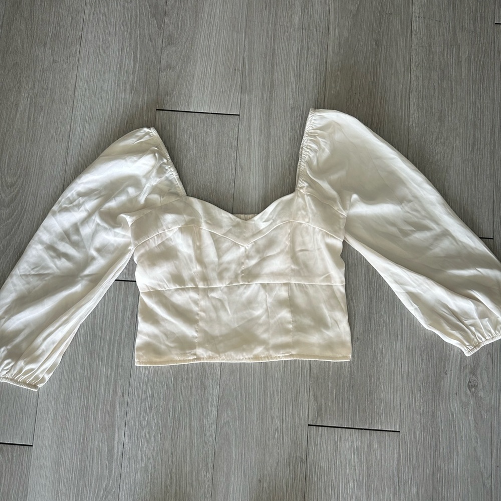 TCEC Elegant White Women's Top